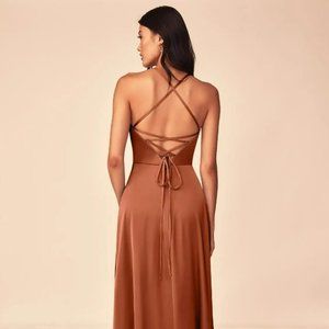 Azazie Mei Dress (Cedar Rose)